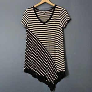 Cable & Gauge - Striped Tunic Tee‎